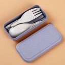 Ensemble de couverts pliables avec étui 3 pcs 6