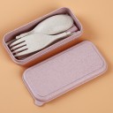 Ensemble de couverts pliables avec étui 3 pcs 7