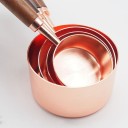 Ensemble de cuillères doseuses avec poignée en bois 8 pcs 6