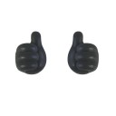 Ensemble de deux supports adhésifs pour câbles, lunettes et petits objets pour la voiture et la maison en forme de main avec un pouce levé 2