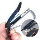 Ensemble de deux supports pour lunettes, cartes, billets et stylo pour voiture à fixer au pare-soleil, clips en plastique noir avec ressort 3