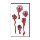 Ensemble de faux tatouages d'Halloween 6 pcs 11
