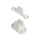 Ensemble de fixations en plastique pour portes de camping-car, butée en T, loquet de porte pour caravanes et bateaux, entraxe 30/45 mm 2