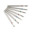 Ensemble de fraises et de pinceaux pour manucure 7 pcs 15