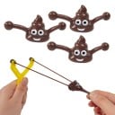 Ensemble de fronde avec figurines élastiques 5 pcs jouet élastique 10 cm divertissement anti-stress pour enfants et adultes 6