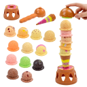 Ensemble de glace pour enfants Jouet de cuisine pour enfants Simulation de vente de glace Boules cône cuillère Cadeau 9