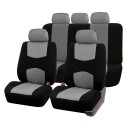 Ensemble de housses de siège universelles pour 5 sièges Housses de protection pour sièges de voiture Matériau respirant Entretien facile Design élégant Installation facile 1