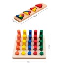 Ensemble de jouets éducatifs en bois 6