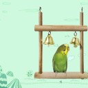Ensemble de jouets suspendus pour oiseaux 8 pièces 4