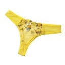Ensemble de lingerie en dentelle pour femmes avec broderie florale, soutien-gorge semi-transparent avec armatures et culottes à côtés 13