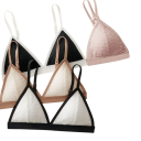 Ensemble de lingerie en dentelle pour femmes avec soutien-gorge et culottes à motif délicat en élasthanne polyamide pour un usage 9