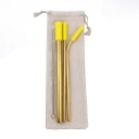 Ensemble de pailles en acier inoxydable avec étui 3 pcs 11