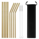 Ensemble de pailles en acier inoxydable avec étui 8 pcs 5