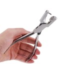 Ensemble de perforateurs pour dentistes avec sac en cuir et pinces outils orthodontiques en acier inoxydable avec clip pour digue et perforateur 5