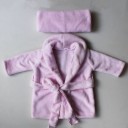 Ensemble de photographie pour enfants peignoir et turban 2