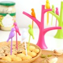 Ensemble de piques avec support oiseaux 7 pcs 1