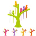 Ensemble de piques avec support oiseaux 7 pcs 3