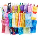 Ensemble de robes et d'accessoires pour poupées 42 pièces 3