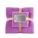 Ensemble de serviettes de bain 2 pcs absorbantes à séchage rapide 70 x 140 cm 35 x 75 cm velours corail rectangulaires pour la maison et les spas 5