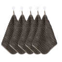 Ensemble de serviettes super absorbantes à séchage rapide 30 × 30 cm en textile doux unicolore pour la salle de bain, la cuisine et un usage quotidien 2