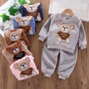 Ensemble de survêtement pour enfants avec ours 2