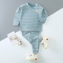 Ensemble de survêtement rayé pour enfants 2