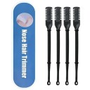 Ensemble de tondeuses manuelles pour poils de nez système de rasage double en plastique outils pour hommes et femmes soins d'hygiène 2