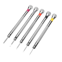 Ensemble de tournevis pour réparation de montres 5 pcs 0,8 - 1,6 mm Outils de mécanique de précision Ensemble professionnel pour réparation de montres 2