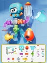 Ensemble de tubes aquatiques pour baignoire 21 pièces 27 x 26 x 7,5 cm Pieuvre tournante roues douche gobelet flottant vannes et effets aquatiques 5