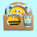 Ensemble de vaisselle pour enfants animaux 5 pcs 17