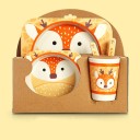 Ensemble de vaisselle pour enfants animaux 5 pcs 20