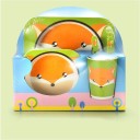 Ensemble de vaisselle pour enfants animaux 5 pcs 7
