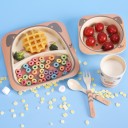 Ensemble de vaisselle pour enfants animaux 5 pcs 3