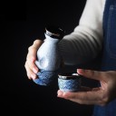 Ensemble en céramique de carafe et de verres 5 pièces 1
