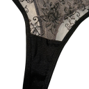 Ensemble en dentelle pour femmes avec soutien-gorge et culottes brodées en fine maille élastique polyester pour un usage quotidien 5