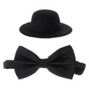Ensemble photo pour enfants chapeau et nœud papillon 2
