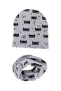 Ensemble pour enfants - bonnet et tour de cou - motifs d'animaux 4