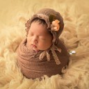 Ensemble pour enfants pour la photographie avec bonnet et écharpe 2