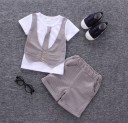 Ensemble pour garçon style costume avec cravate J1335 2