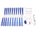 Ensemble pour retirer des clés cassées de serrure 29 pièces outils professionnels pour le démontage et la réparation de serrures avec étui 5