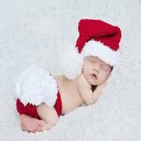 Ensemble tricoté pour bébé à photographier 7