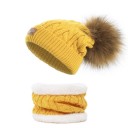 Ensemble tricoté pour enfants, bonnet et col 5
