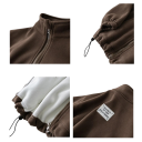 Ensemble unisexe pour enfants avec sweat à col roulé zippé et pantalon élastique avec poches 4