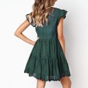 Ensfarvet minikjole A2789 4