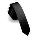 Ensfarvet silkeslips 150 x 4 cm Elegant herreslips lavet af højkvalitetssilke Smalt design Stilfuldt tilbehør til bryllupper, fester 1