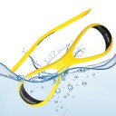 Entraîneur de natation en forme de huit Taille L 34 x 10,5 cm PVC Orthèse de renforcement pour avant-bras Support de natation pour l'entraînement à la natation 4