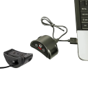 Επαναφορτιζόμενο κολάρο κατά της γαβγίσματος για σκύλους Αδιάβροχο Δονητικό εκπαιδευτικό κολάρο Ρυθμιζόμενη νάιλον ζώνη για μικρούς μεσαίους μεγάλους σκύλους 6