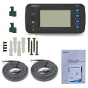 EPEVER MT75 Remote Meter New Generation Dual RJ45 4.7-Inch LCD Monitor for Regulator and Inverter ON/OFF Control 193 x 94.6 x 48 mm 2