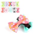 Épingles à cheveux avec nœud 10 pcs Nœuds en tissu dans des couleurs et motifs aléatoires Petite et charmante décoration pour toute coiffure 10