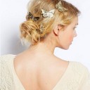 Épingles à cheveux dorées avec des papillons - 6 pcs 3
